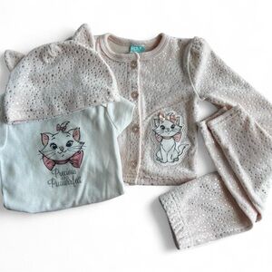 Disney Aristocats Baby Pink 4 piece set
